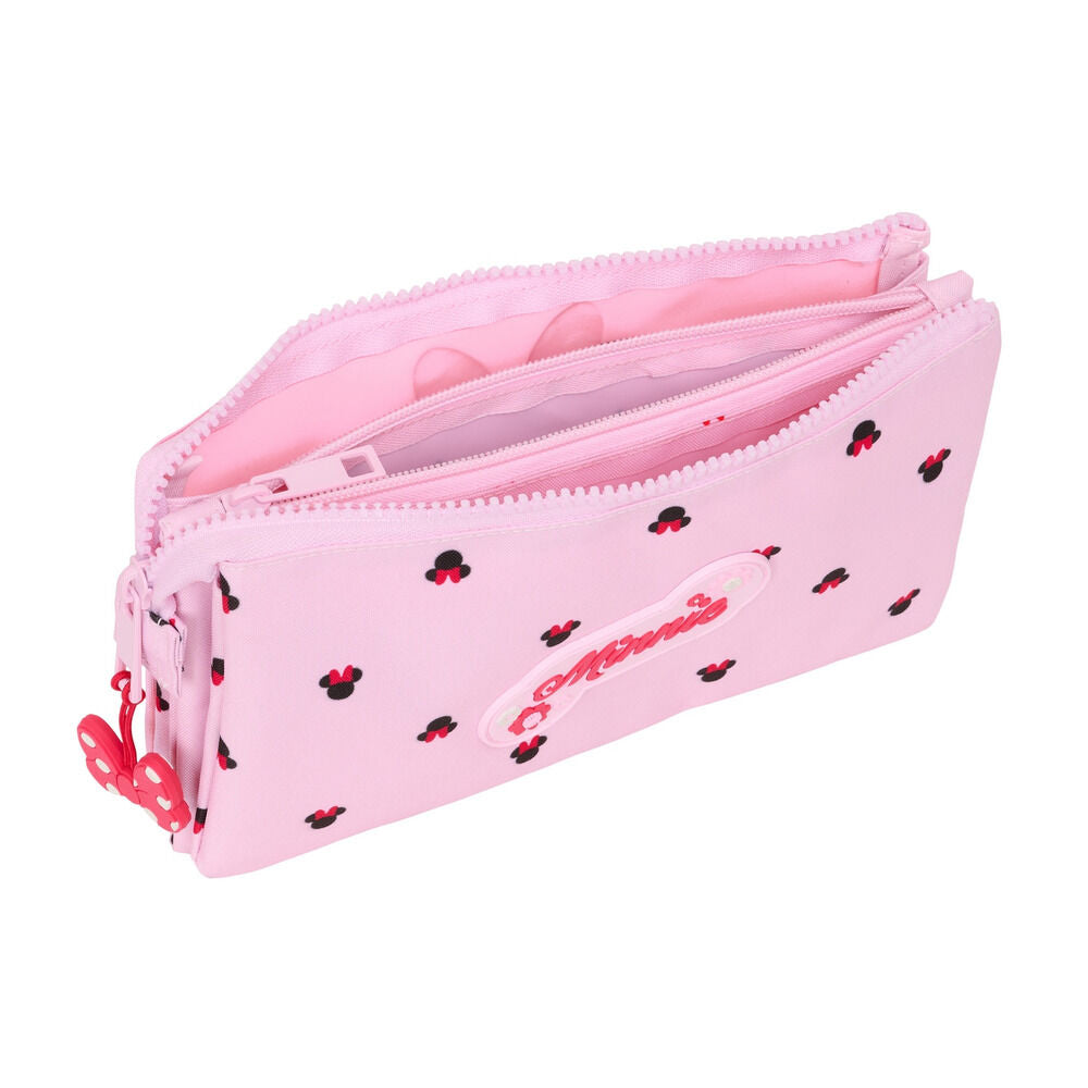Naive Minnie Mouse Disney triple pencil case
