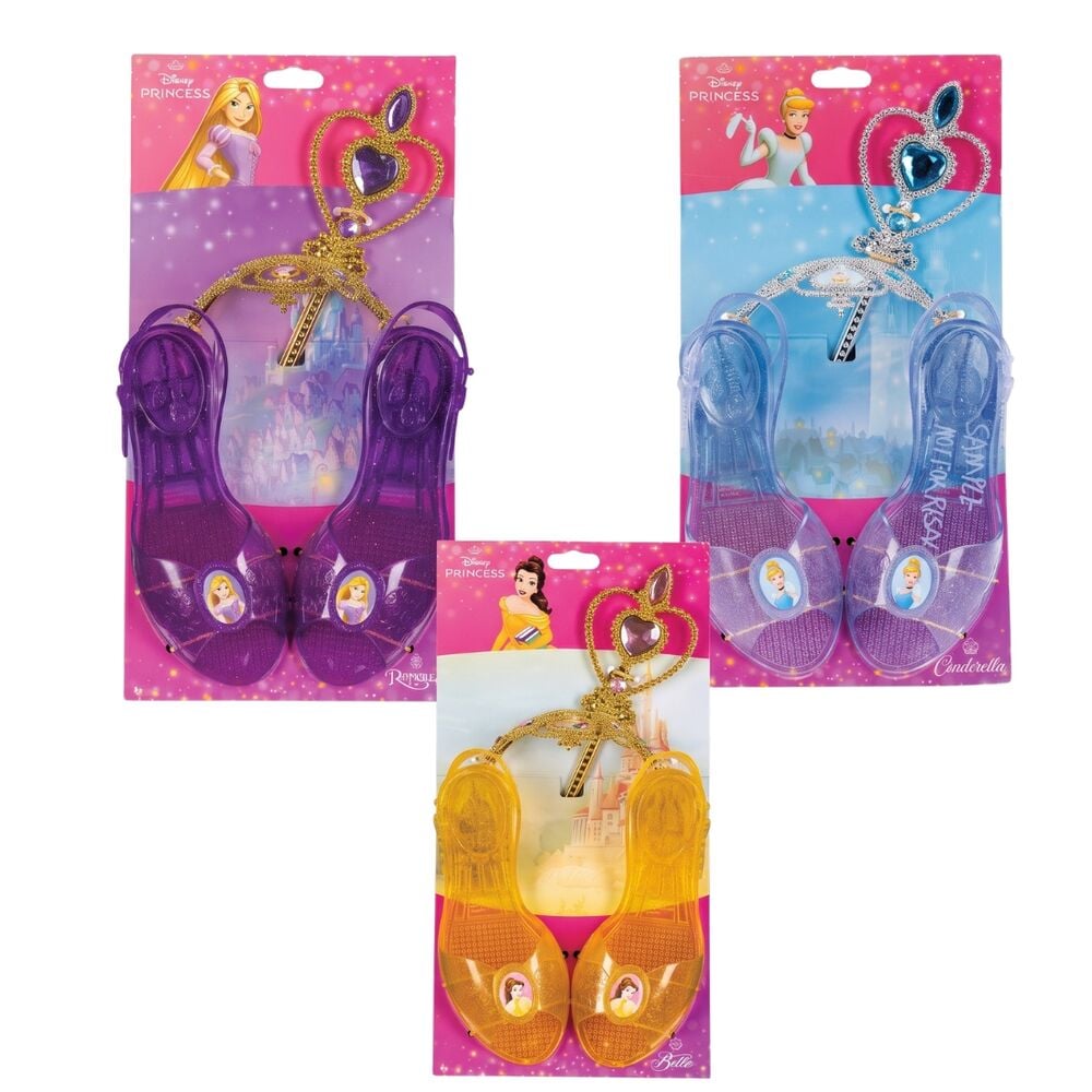 Disney Princess Shoes Tiara Wand Set (Assorted)