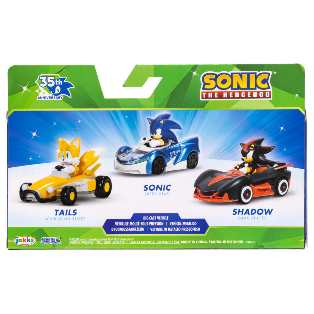 Blister 3 Sonic The Hedgehog vehicles