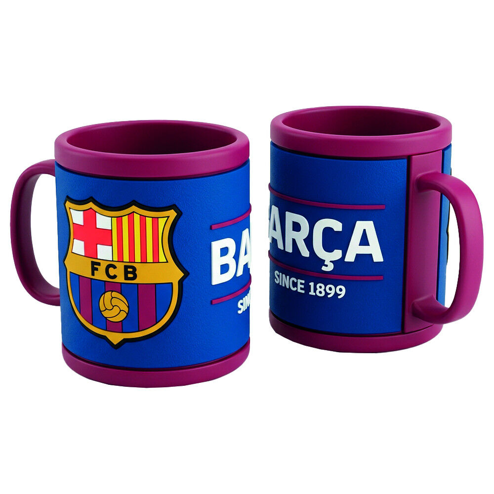 3D Rubber FC Barcelona Mug