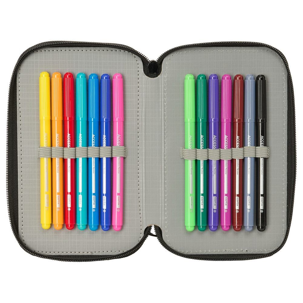 Real Madrid triple pencil case 37pcs