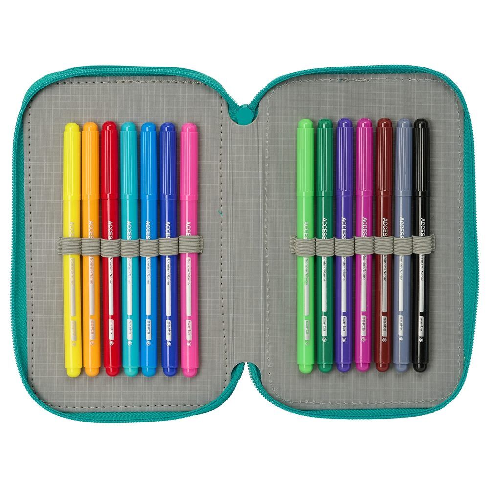 Pencil case F.C. Barcelona triple 37pcs