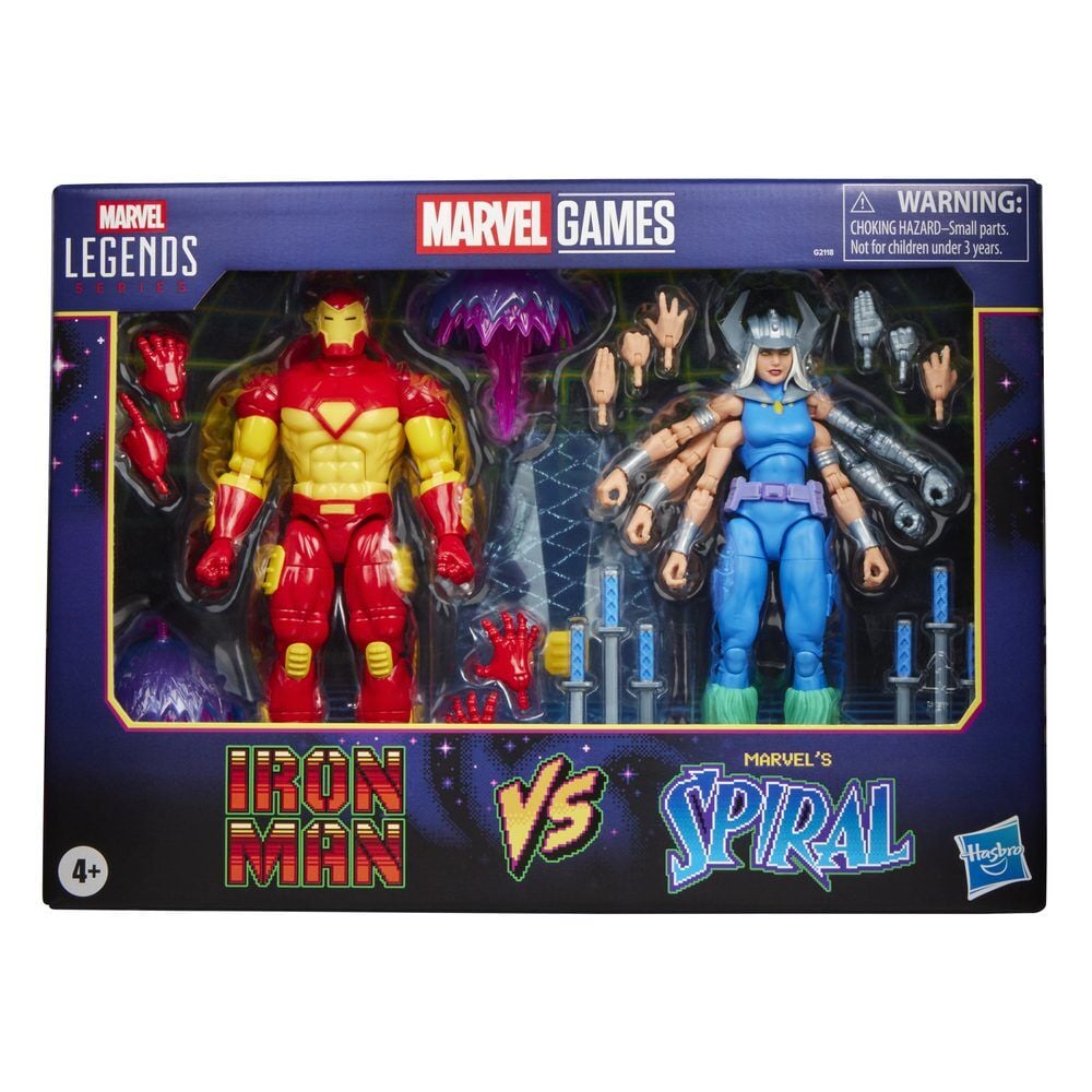 Blister 2 figures Iron Man Vs Marvels Spiral Marvel Games 15cm