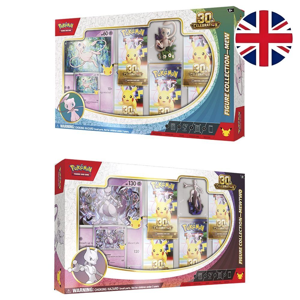 Blister Pack Mew Card Game Figure 30th Anniversary Pokemon English