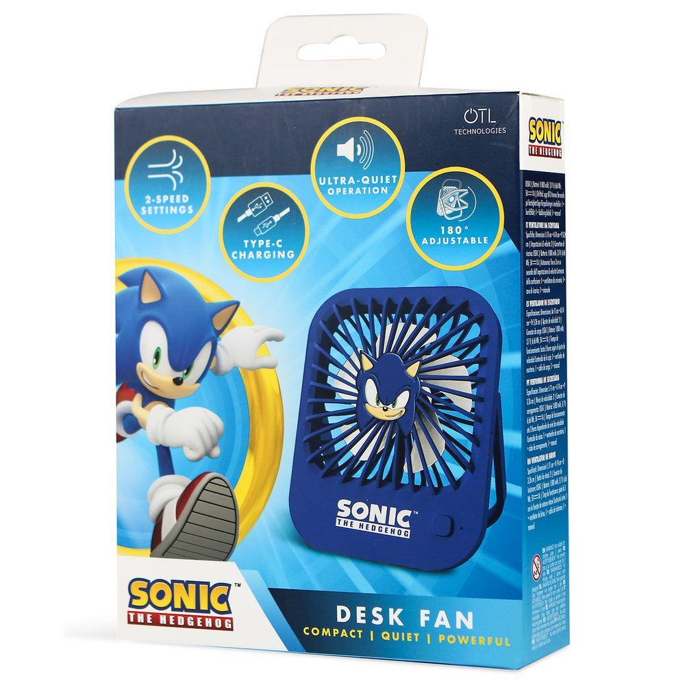 Sonic the Hedgehog Desk Fan