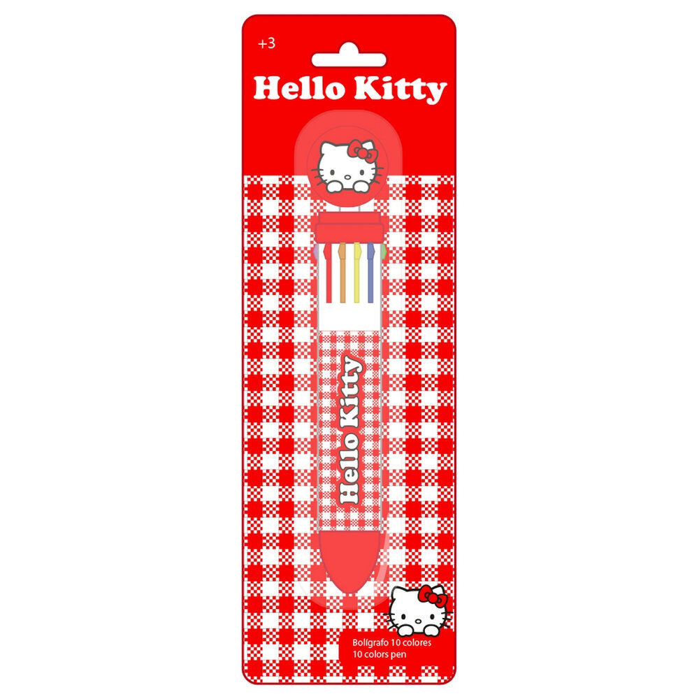 Hello Kitty pen 10 colors