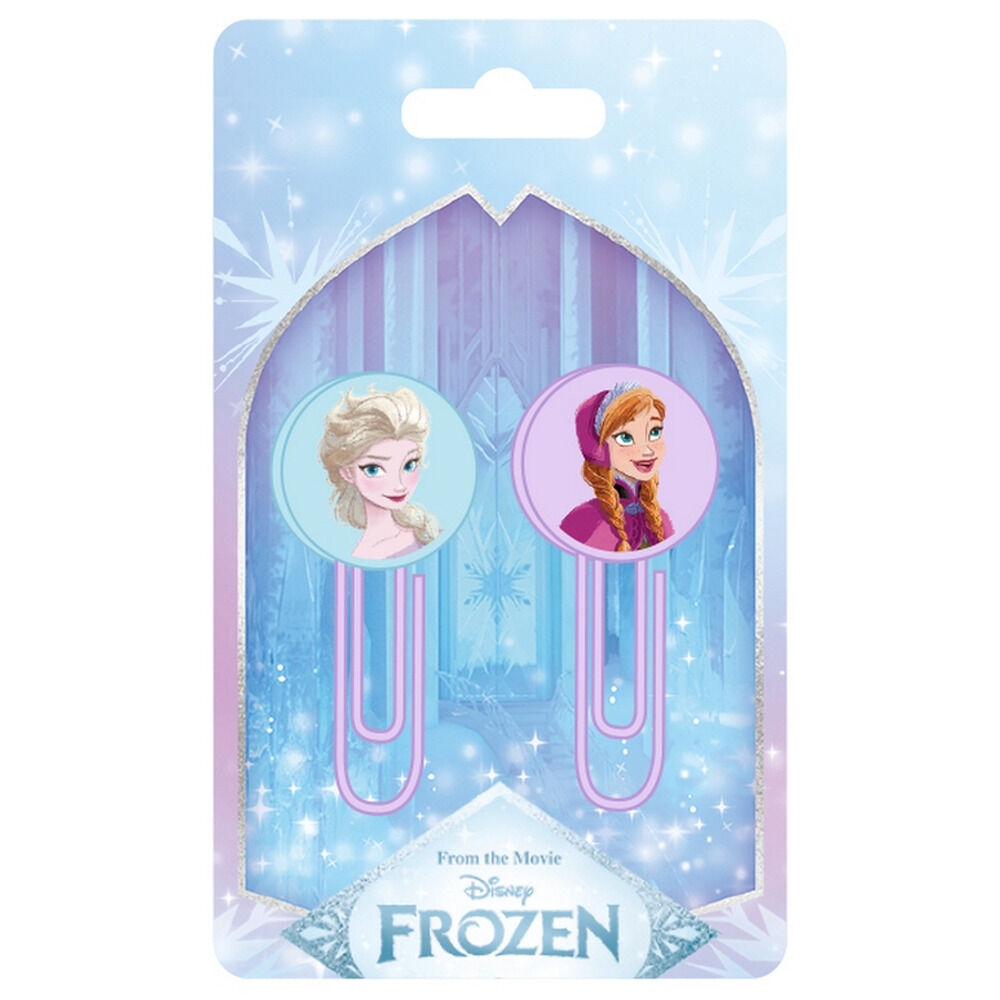 Blister pack of 2 Frozen Disney clips