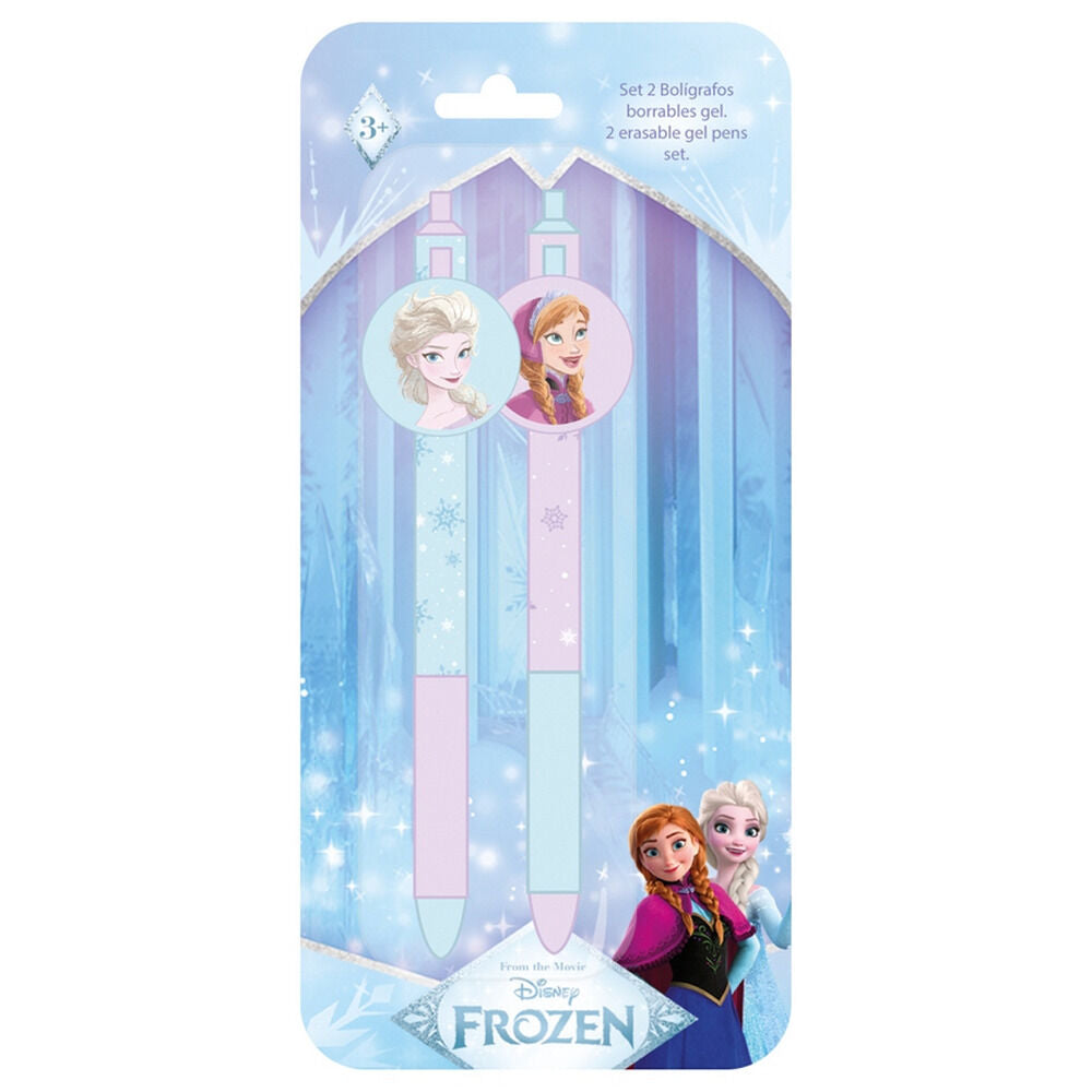 Blister pack of 2 erasable pens Frozen Disney