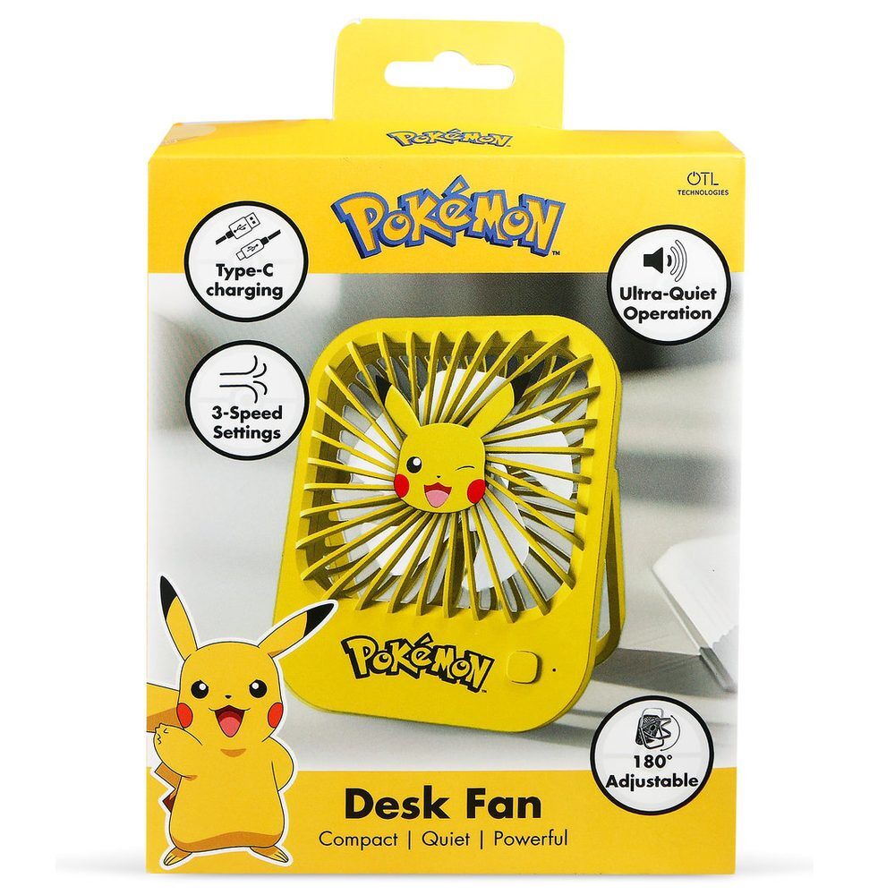 Pokemon Pickachu Desk Fan