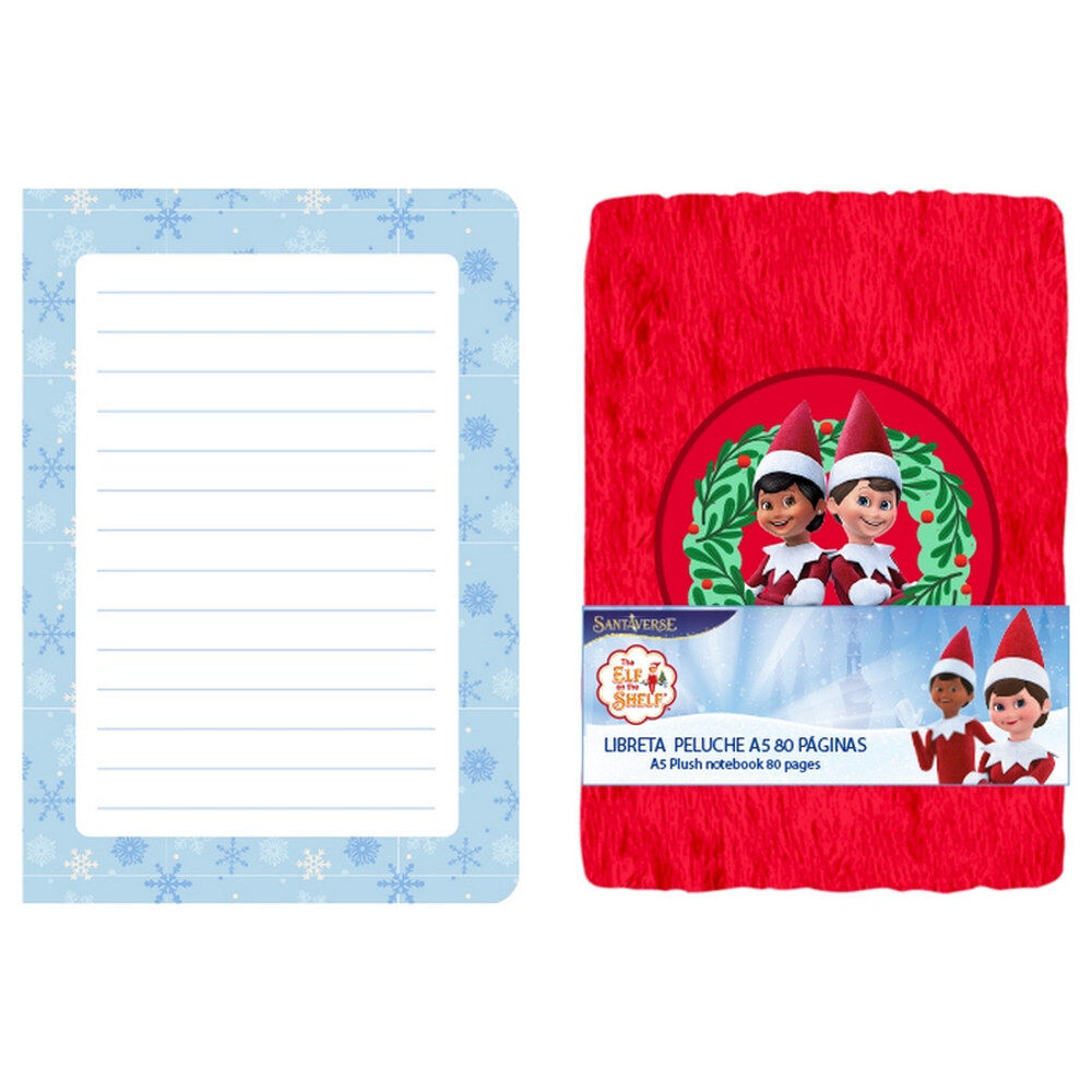 A5 Elf On the Shelf Plush Notebook