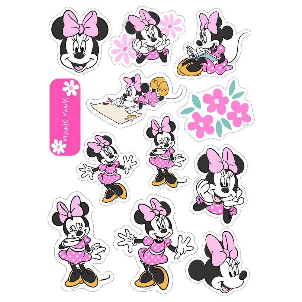 Minty Minnie Disney sticker set