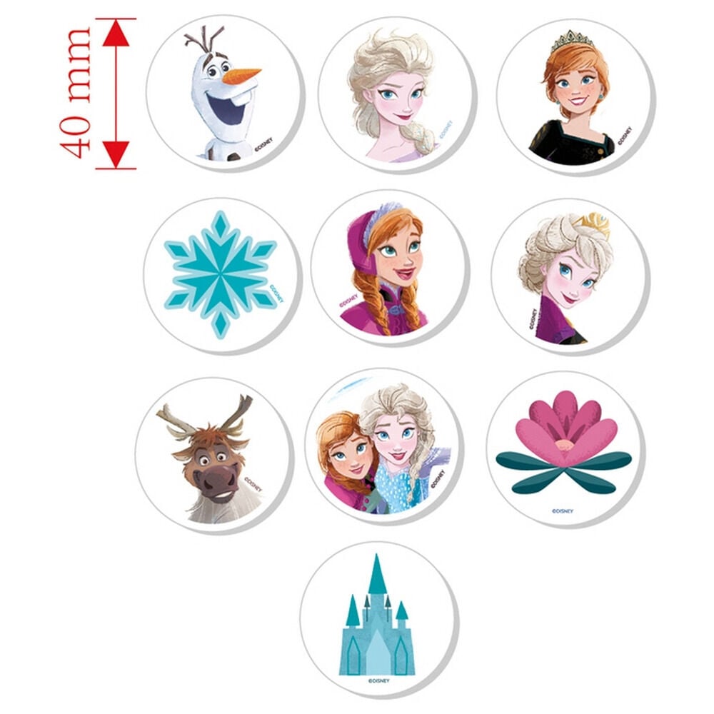 Blister pack of 10 Frozen Disney erasers