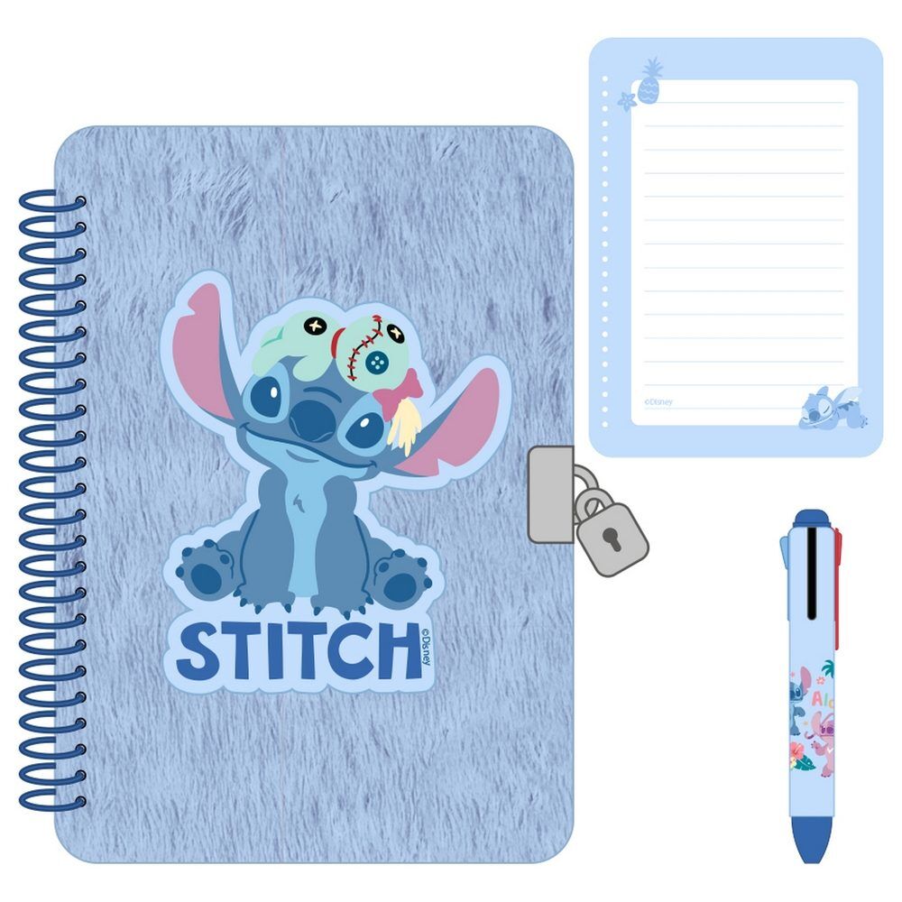 Diary 4-color Stitch Disney pen