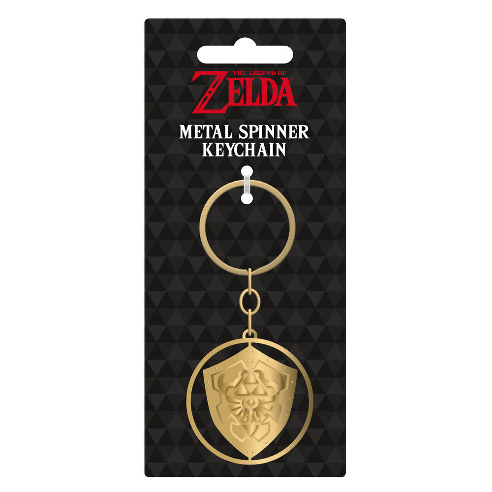 Triforce metal spinner keychain The Legend of Zelda