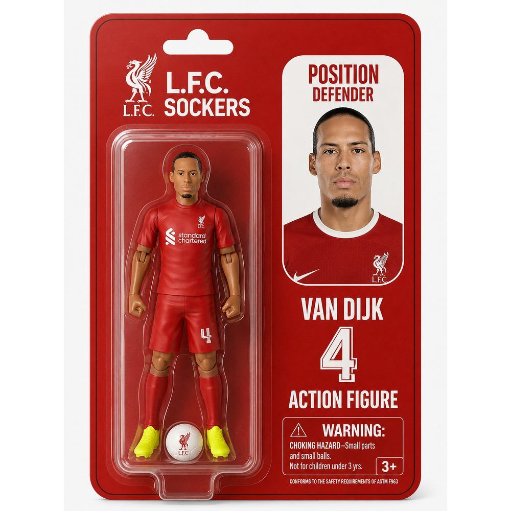 Action Figure Van Dijk Liverpool F.C 10cm