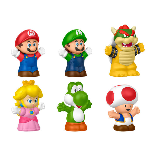 Blister 6 figures Super Mario Bros Little People