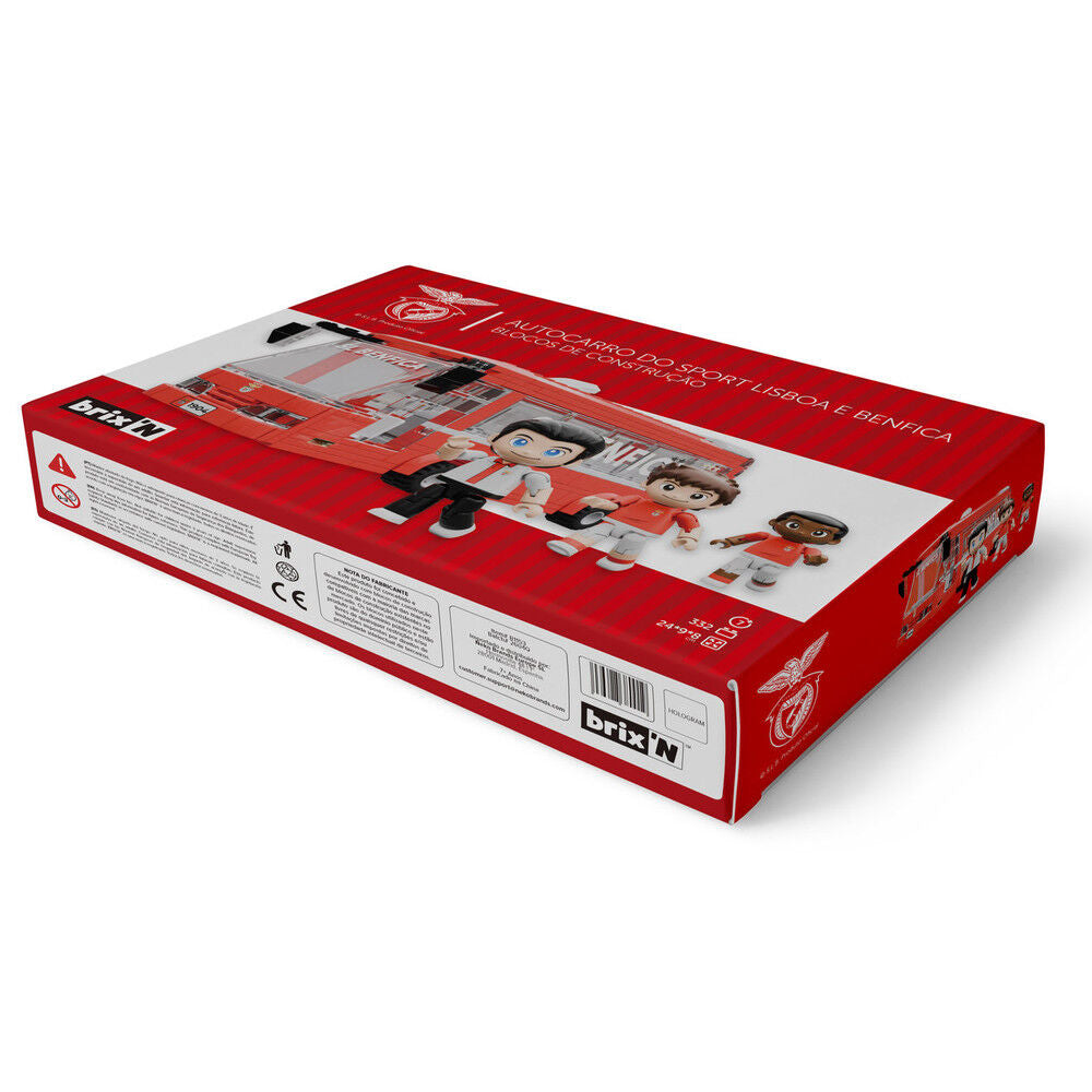 Benfica bus figures set 332 pieces