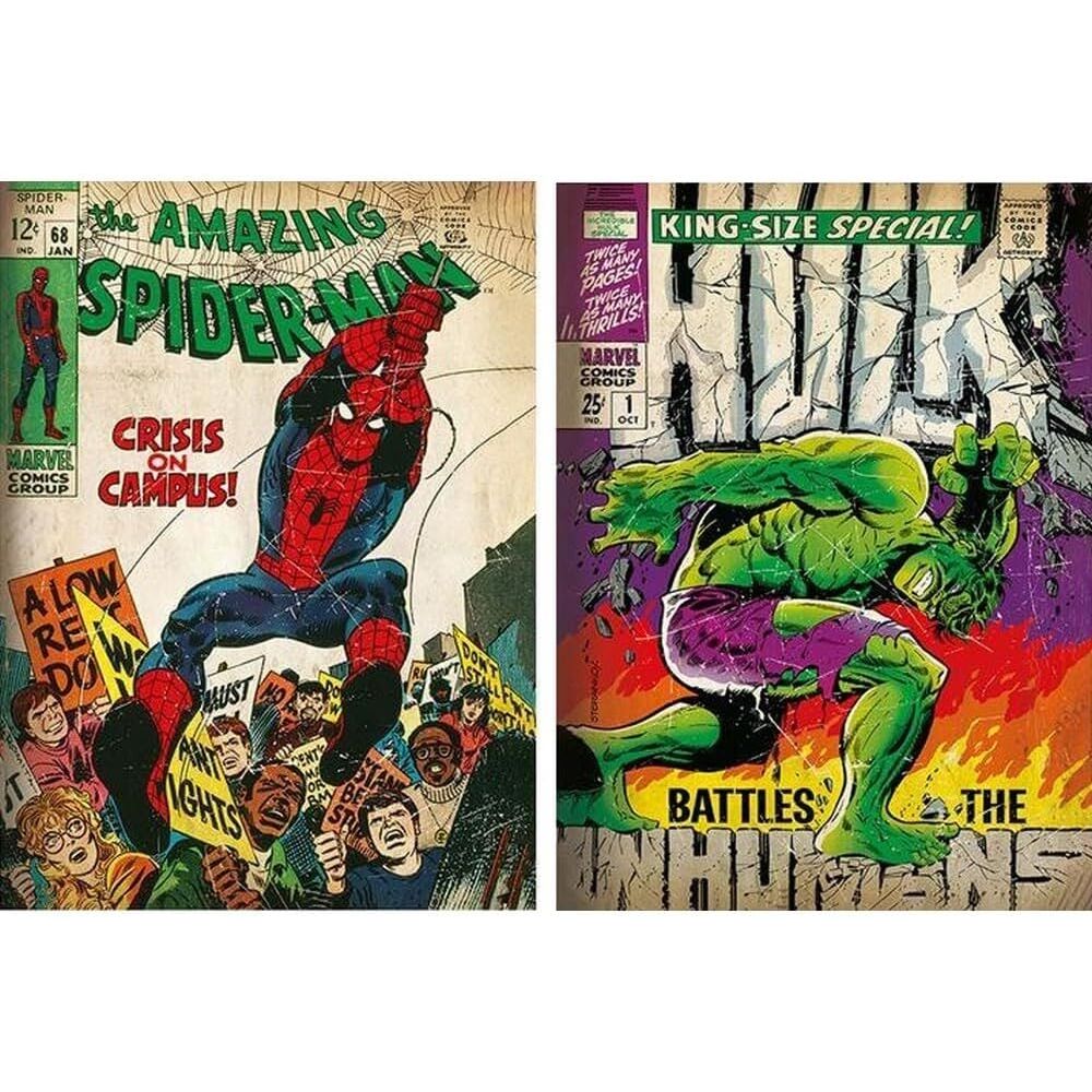 Set of 2 Marvel posters