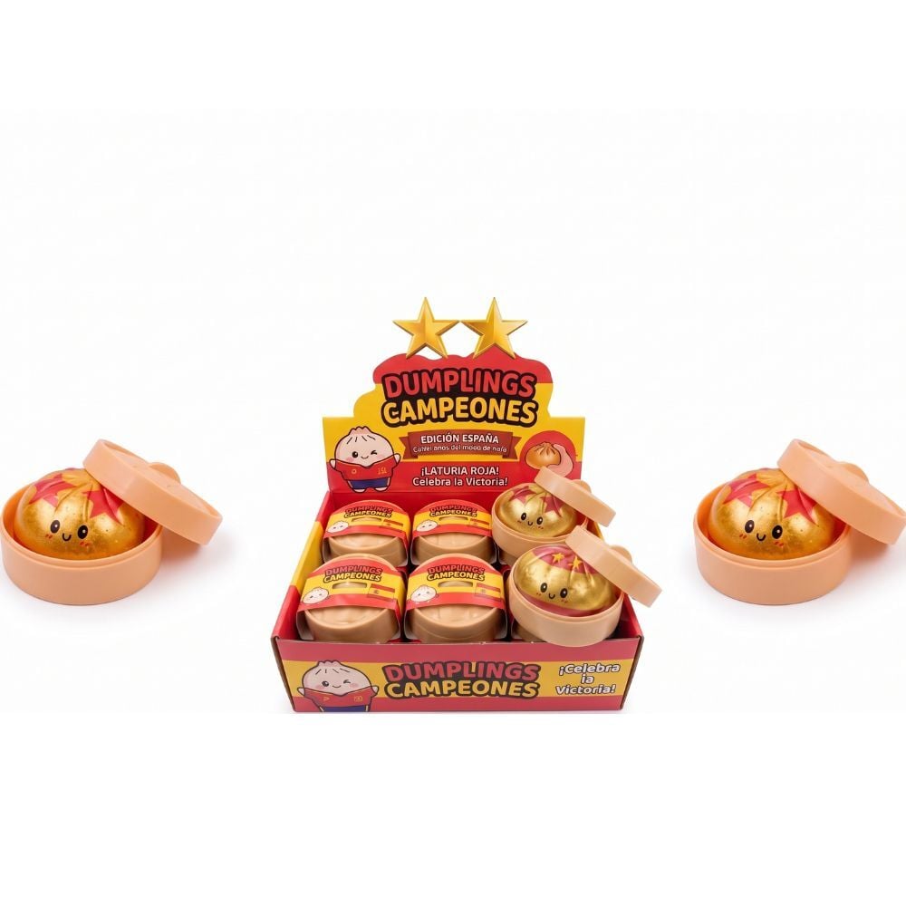 Surprise Anti-Stress Toy Dumpling Squishy Glitter Spain Champion
