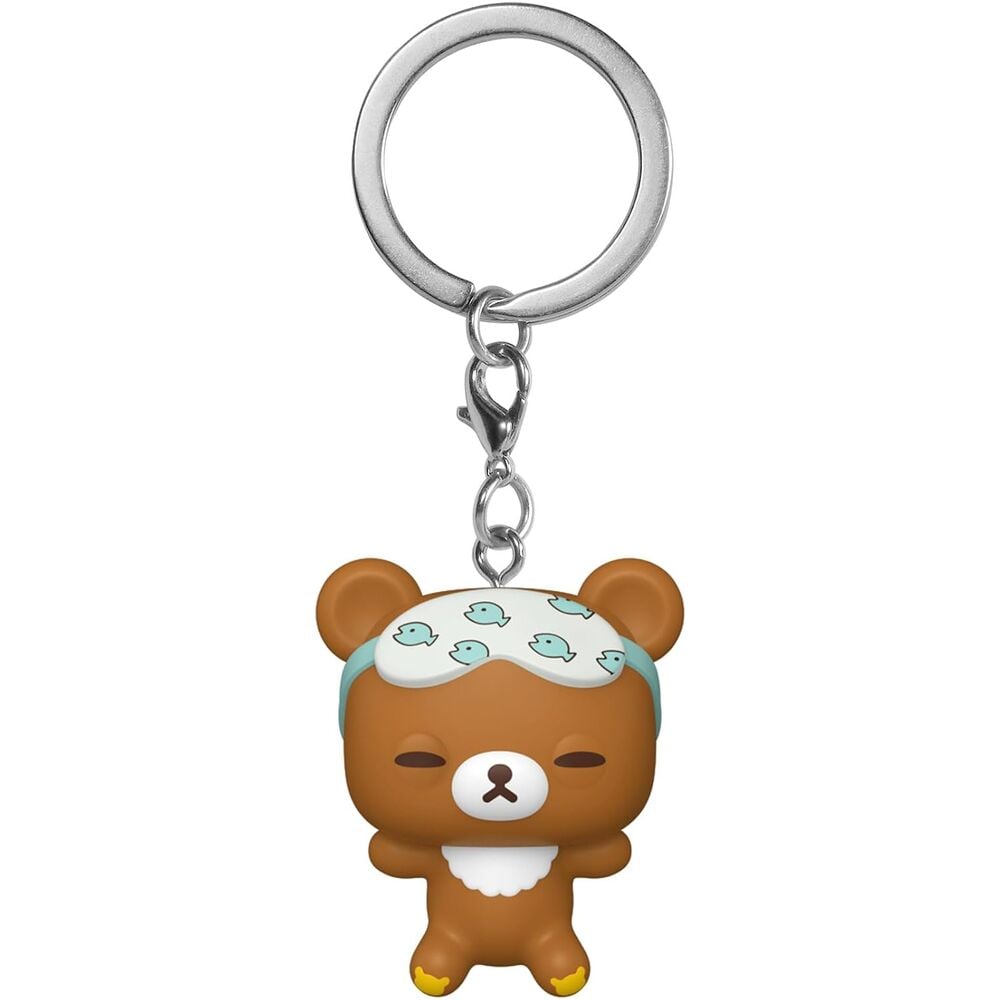 Pocket POP Keychain Rilakkuma Chairoikoguma Keychain