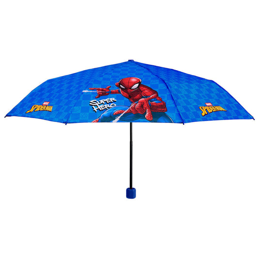 Paraguas plegable manual de Spiderman Marvel de 50 cm