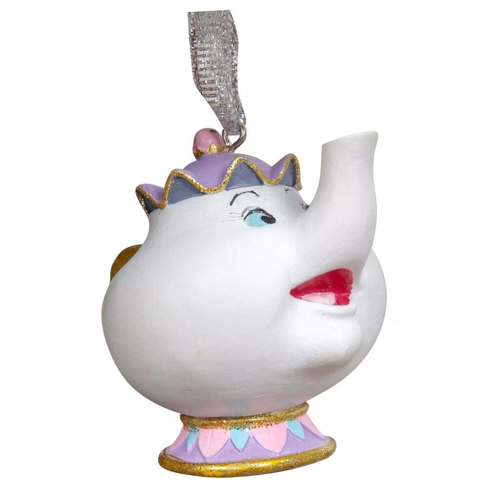 Set of 4 Disney Beauty and the Beast Christmas Ornaments