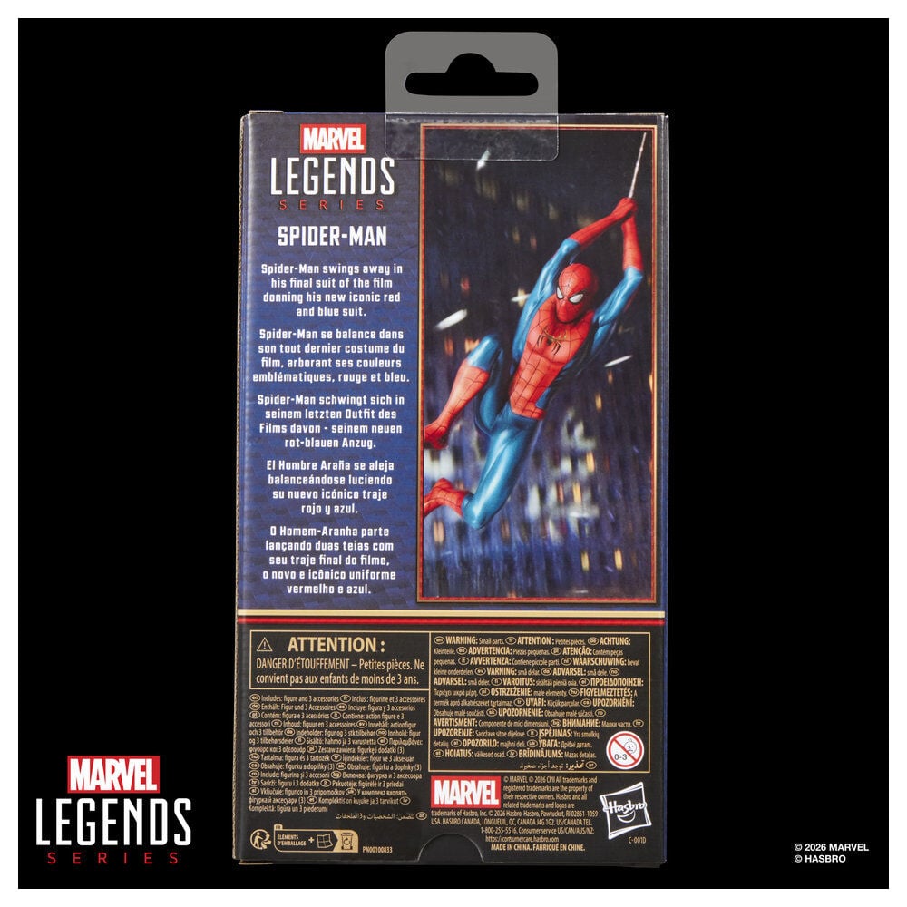 Spiderman Figure - Spider-Man No Way Home Marvel Legends Series 15cm