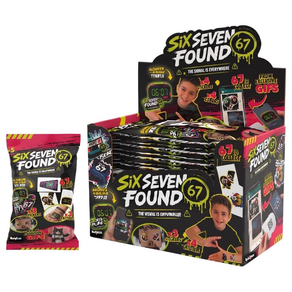 Six Seven Found TattoosTrading cardsBrochure