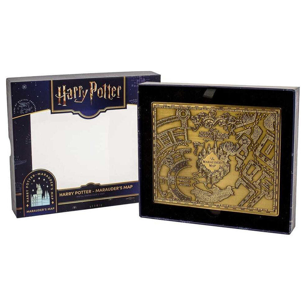 Replica Metal Plaque of the Marauder's Map from Harry Potter, 15cm