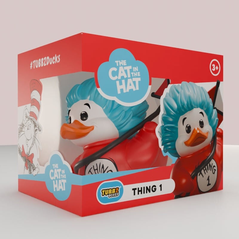 Thing 1 Rubber Duck Figure The Cat 9cm