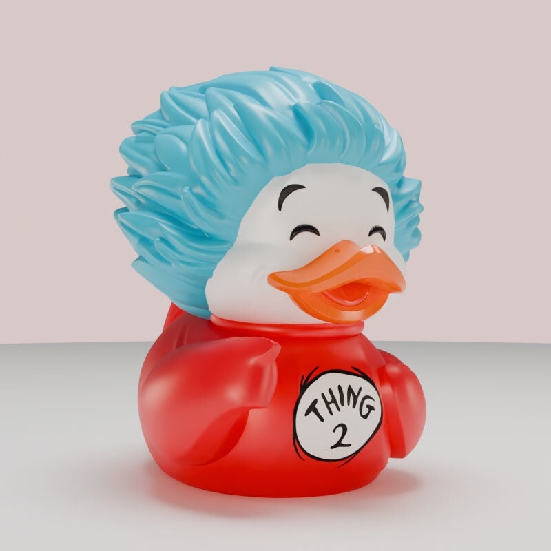 Thing 2 Rubber Duck Figure The Cat 9cm