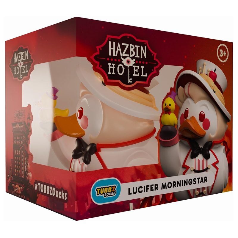 Lucifer Morningstar Hazbin Hotel Rubber Duck Figure 9cm