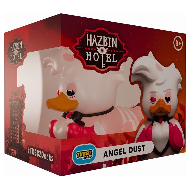 Angel Dust Hazbin Hotel Rubber Duck Figure 9cm