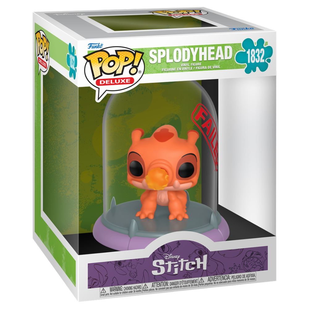 POP Deluxe Figure Disney Stitch Experiments Splodyhead