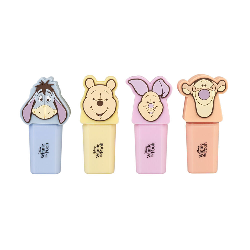 Blister of 4 Winnie the Pooh Disney highlighters