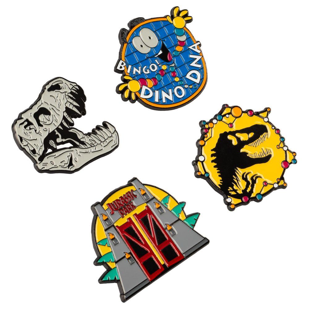 Jurassic Park 4-pin blister pack