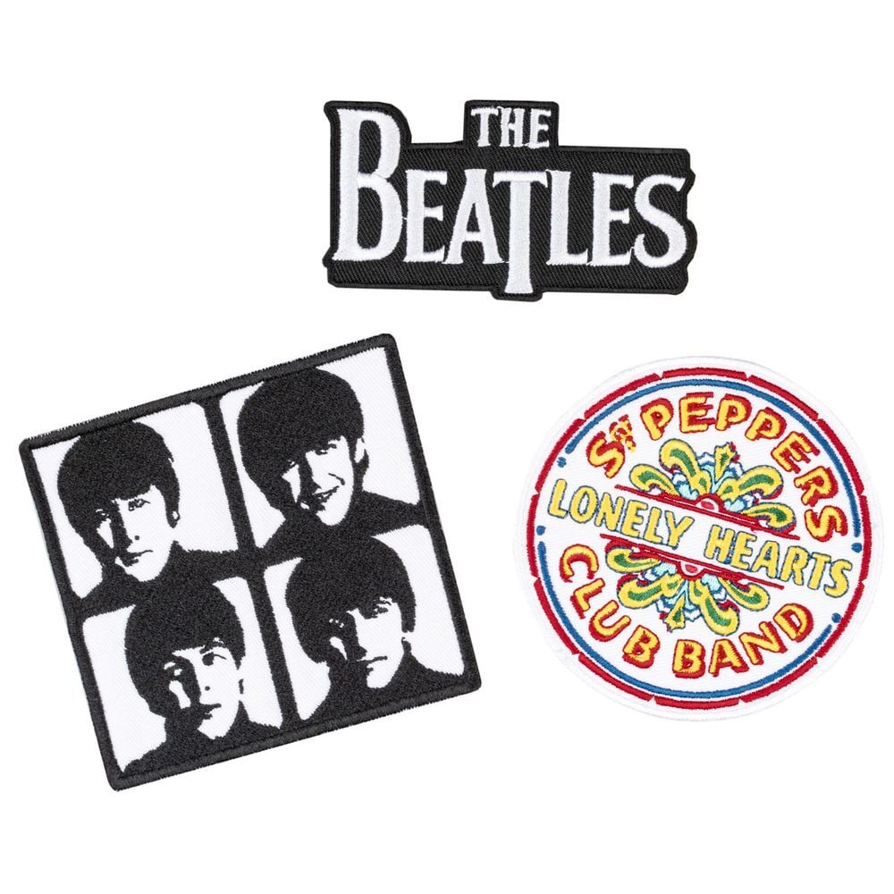 Set of 3 Beatles patches
