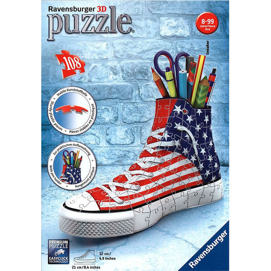 3d puzzle american style sneaker 108pz