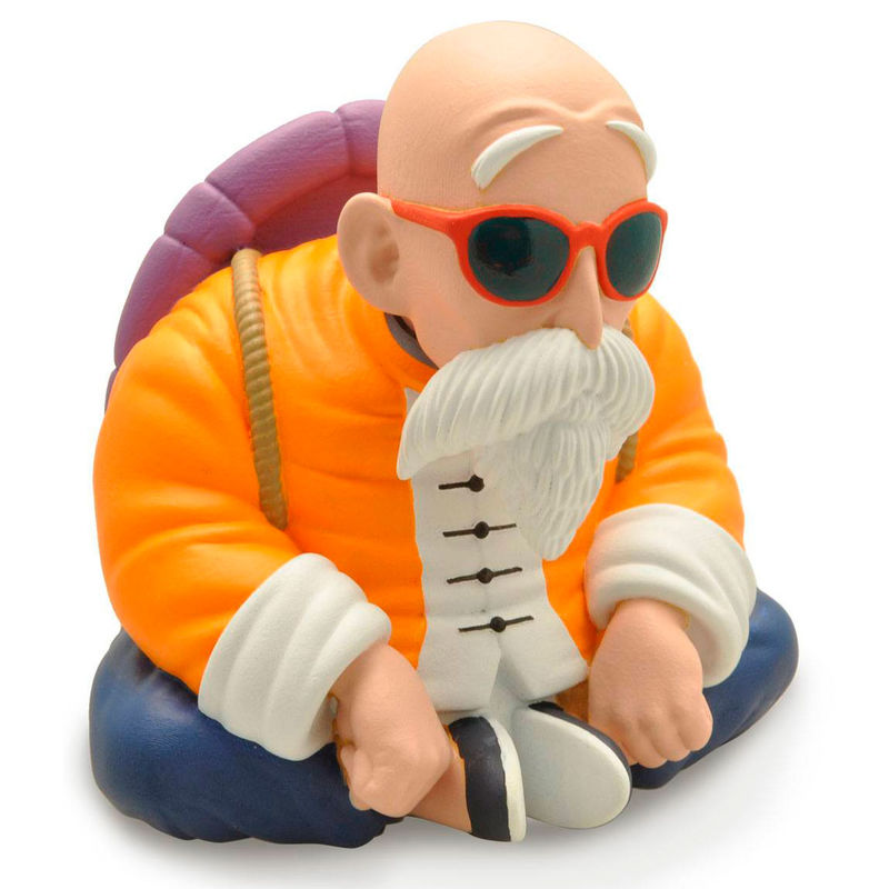 chibi master roshi dragon ball piggy bank figure 15cm