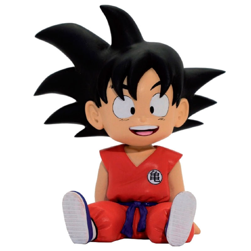 chibi son goku dragon ball piggy bank figure 16cm