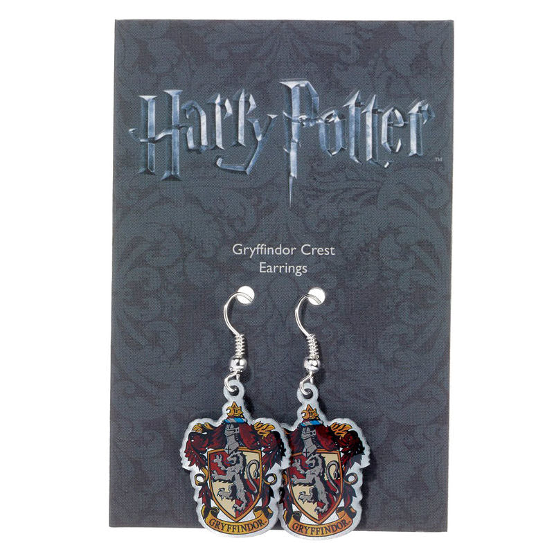 Boucles d'oreilles Harry Potter à l'effigie de Gryffondor