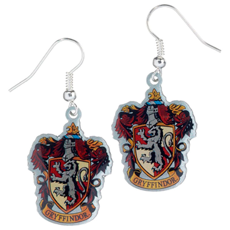 gryffindor crest harry potter earrings
