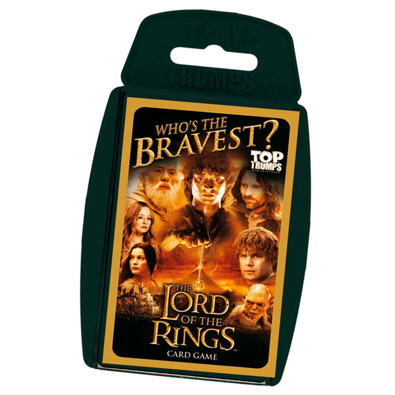 the lord of the rings top trumps card game (spanish)