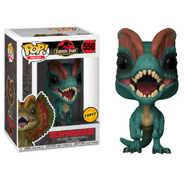 jurassic park dilophosaurus chase pop figure