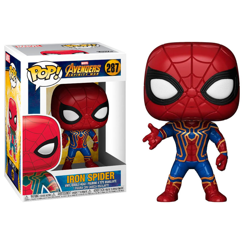 marvel avengers infinity war iron spider pop figure