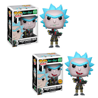 pop figure rick & morty weaponized rick 5  1 chase