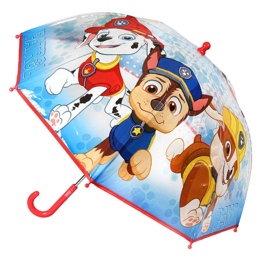 paw patrol poe 45cm bubble manual umbrella