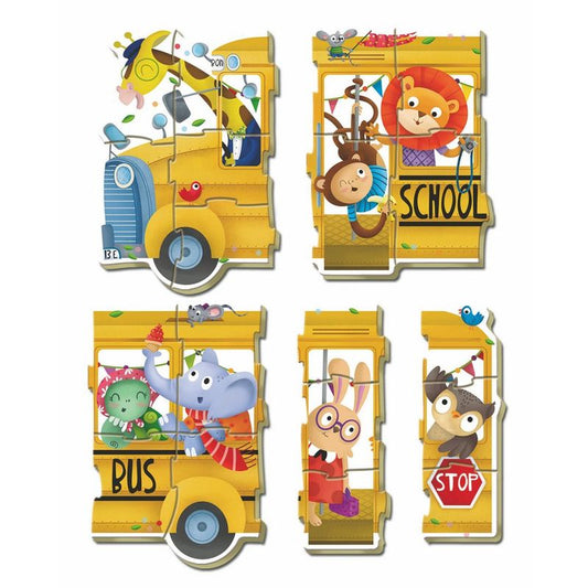Puzzle School Bus 2 5pcs