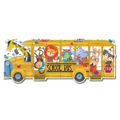 Puzzle Autobus scolastico 2 5 pezzi