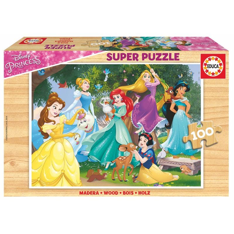princess disney wooden puzzle 100 pieces